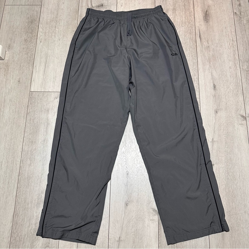 Champion Gray Athletic Track Pants Lightweight Activewear Joggers